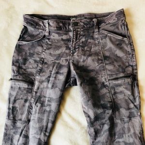 Gap Camouflage Purple and Grey Jeans